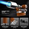 imageRAVS Butane Torch Lighter Kitchen Torch with Adjustable Flame Cooking Torch for Creme Brulee BBQ DIY Christmas Gifts Stocking Stuffers Gifts for Women Brown Butane Gas Not IncludedHazelnut Brown
