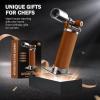 imageRAVS Butane Torch Lighter Kitchen Torch with Adjustable Flame Cooking Torch for Creme Brulee BBQ DIY Christmas Gifts Stocking Stuffers Gifts for Women Brown Butane Gas Not IncludedHazelnut Brown