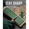 image:imageravs Whittling Knife with High Carbon Steel Blade and Leather Sheath Wood Carving Sloyd Knife with Titanium Coating Wide Bevel Wood Carving Tools with Ergonomic Handle for Beginners amp ProfessionalsStropping Kit
