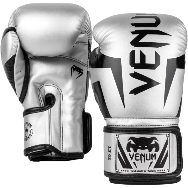 imageVenum Elite Boxing GlovesSilverBlack