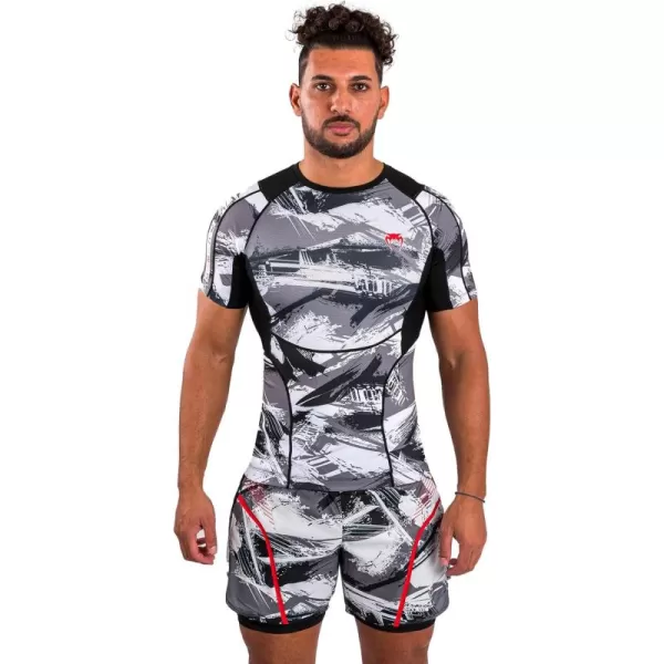 imageVenum Electron 30 Rashguard  Short SleevesGreyRed