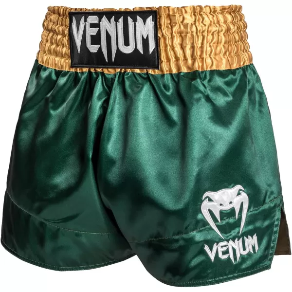 imageVenum Classic Muay Thai ShortsGreenGoldWhite