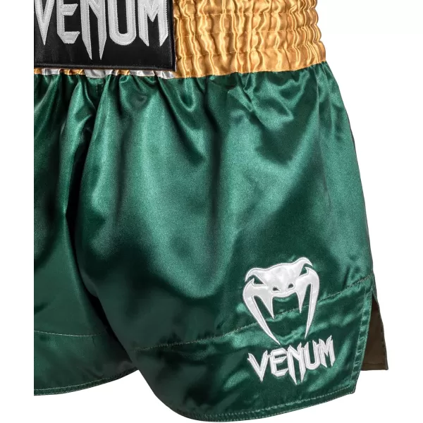 imageVenum Classic Muay Thai ShortsGreenGoldWhite