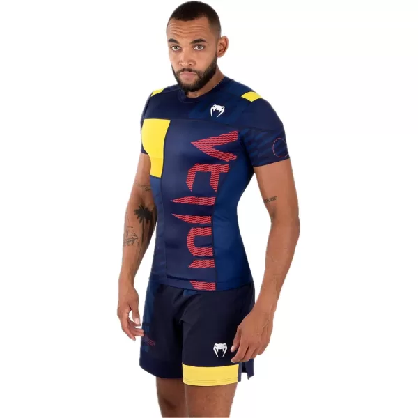 imageVenum Mens Sport 05 Rashguard Short SleevesBlueYellow