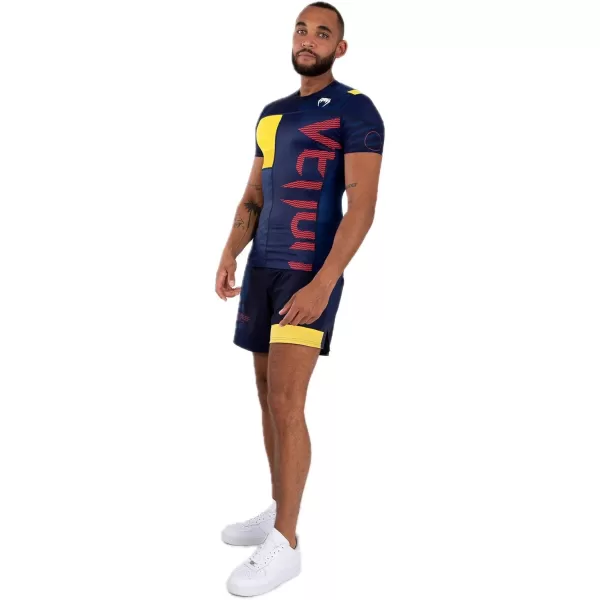 imageVenum Mens Sport 05 Rashguard Short SleevesBlueYellow