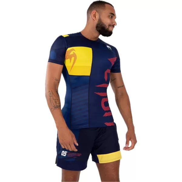 imageVenum Mens Sport 05 Rashguard Short SleevesBlueYellow