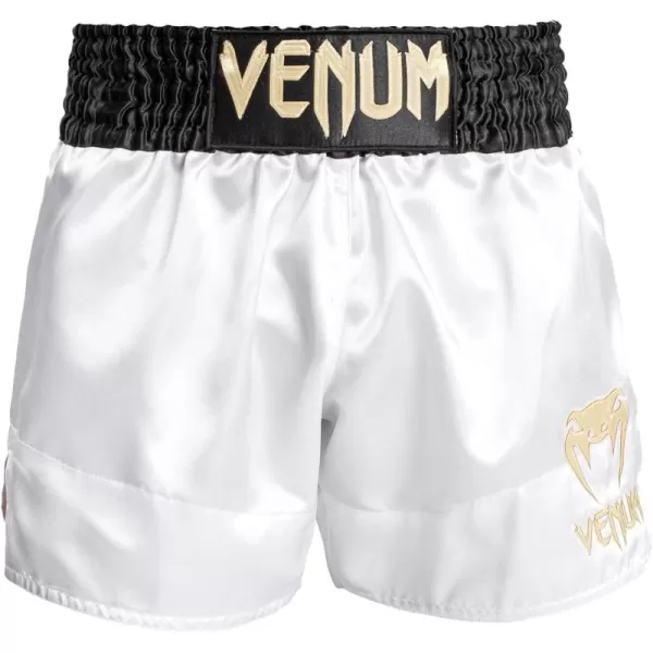 imageVenum Classic Muay Thai ShortsWhiteBlack Gold