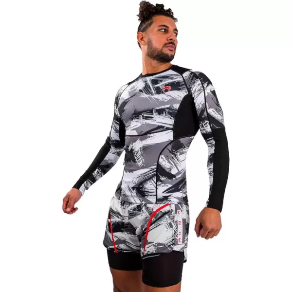 imageVenum Electron 30 Rashguard  Long SleevesGreyRed