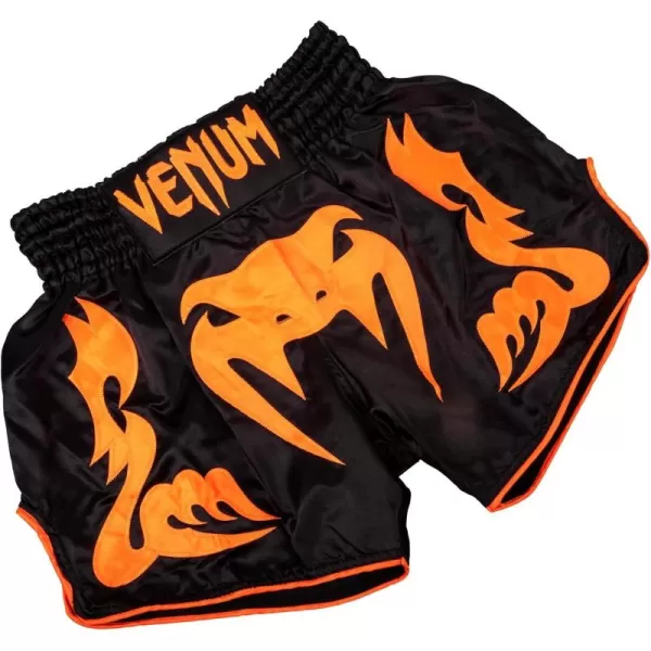 imageVenum Standard Bangkok Inferno Muay Thai ShortsBlackNeo Orange