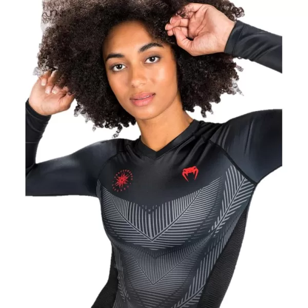 imageVenum Womens Phantom Compression TShirtLong SleeveBlackRed