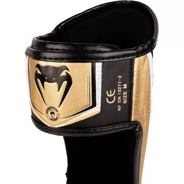 imageVenum Venum Elite Evo Shin GuardsWhiteGoldBlack