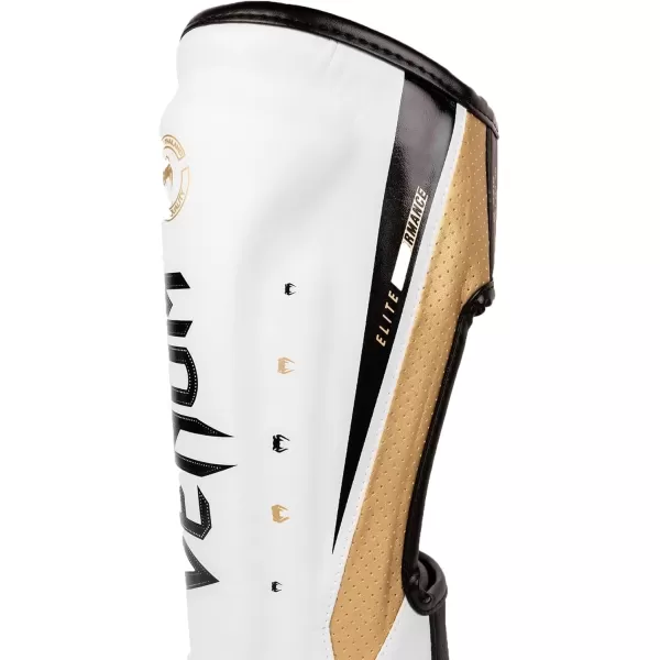 imageVenum Venum Elite Evo Shin GuardsWhiteGoldBlack