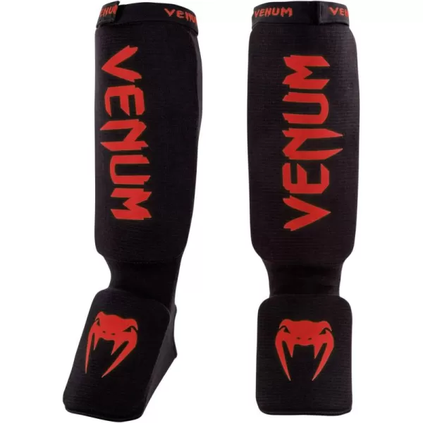 imageVenum Kontact Shinguards  BlackRed One Size