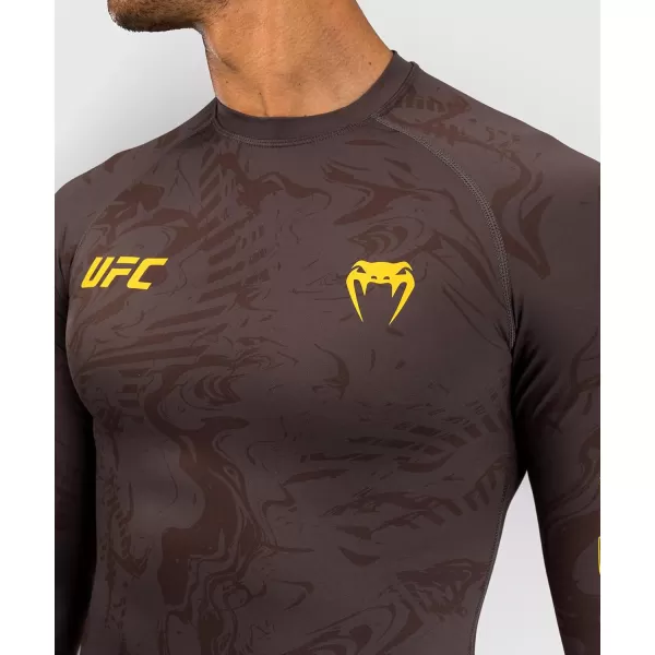imageVenum UFC Fusion Fight Week Mens Performance Long Sleeve RashguardEarthen Brown