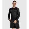 imageVenum Mens Long Sleeve RashguardDeep BlackDesert Sand