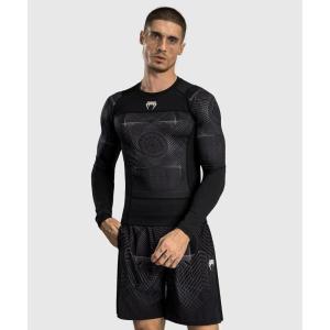 imageVenum Mens Long Sleeve RashguardDeep BlackDesert Sand