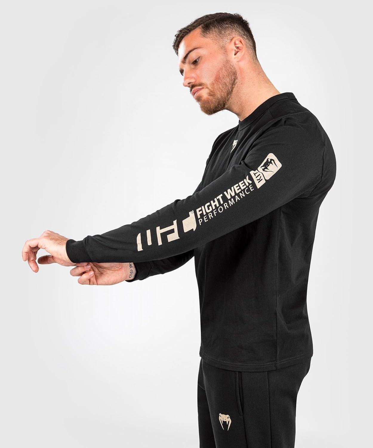 imageVenum Mens UFC Adrenaline Fight Week Mens Long Sleeve TShirtBlack