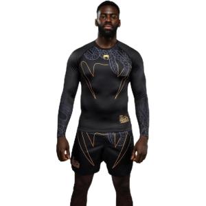imageVenum Serpenti Long Sleeve RashguardBlackSilverGold