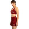 imageVenum Serpenti Womens Vale Tudo ShortsBurgundyIvory