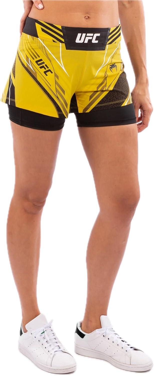 imageVenum Womens UFC Authentic Fight Night Womens Shorts  Short FitYellow