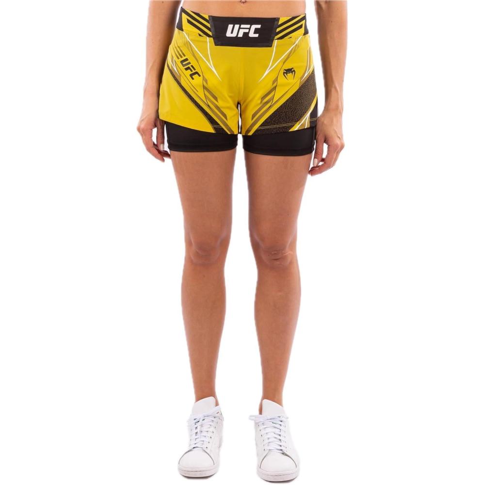 imageVenum Womens UFC Authentic Fight Night Womens Shorts  Short FitYellow