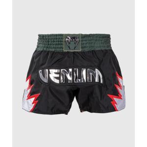 imageVenum Inferno Muay Thai ShortsDeep BlackKhaki
