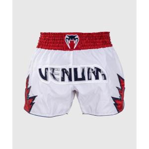 imageVenum Inferno Muay Thai ShortsSnow WhiteRed