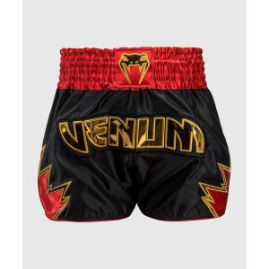 imageVenum Mens Inferno Kids Muay Thai ShortsDeep BlackCherry Red