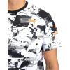 imageVenum UFC Zenith Mens Performance TShirtBlackWhiteOrange
