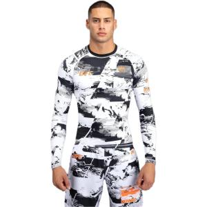 imageVenum UFC Zenith Mens RashguardsBlackWhiteOrange