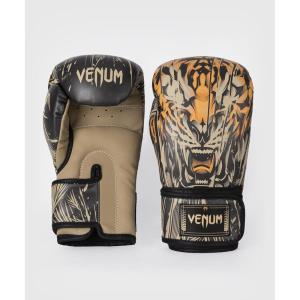 imageVenum Tiger Boxing GlovesBlackNeon Orange
