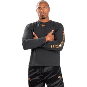 image:imageVenum Mens UFC Adrenaline by Venum Fight Week Mens Long Sleeve TShirtCharcoal Grey