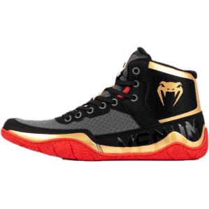 image:imageVenum UnisexAdult Mens Womens Wrestling Boxing Elite ShoeBlackGoldRed