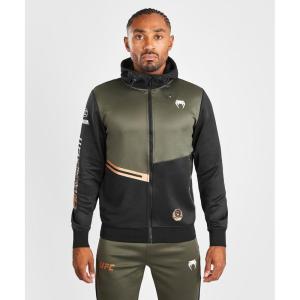 image:imageVenum mens Ufc Adrenaline By Venum Fight Week Mens Zip HoodieKhakiBronze