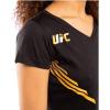 image:imageVenum Womens UFC Venum Replica Womens TShirt  BlackGoldBlackGold