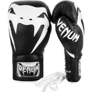 image:imageVenum Giant 20 Pro Boxing Gloves  LacesBlackWhite