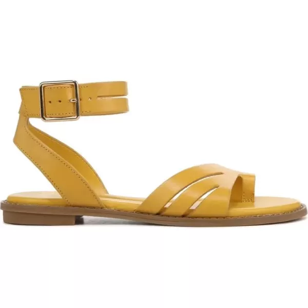 imageFSJ Women Flat Sandals Toe Ring Open Toe Ankle Strap Flip Flops Summer Comfort Beach Walking Shoes Size 416 USYellow