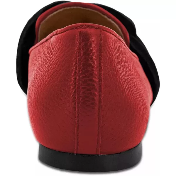 imageFSJ Women Comfort Closed Round Toe Slip On Loafers Flat Heel Soft Insole Ladies Casual Daily Shoes Size 415 USRed