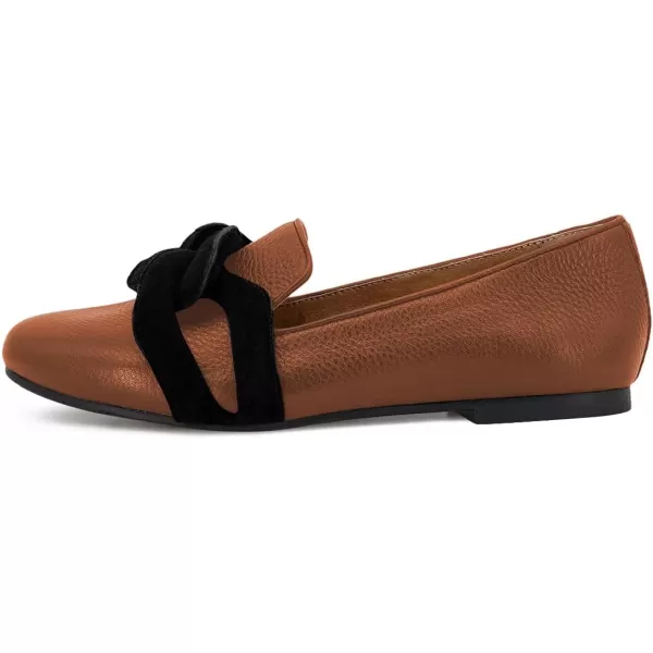 imageFSJ Women Comfort Closed Round Toe Slip On Loafers Flat Heel Soft Insole Ladies Casual Daily Shoes Size 415 USSienna