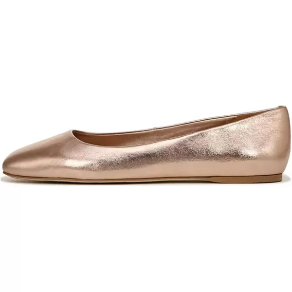 imageFSJ Women Square Closed Toe Flats Comfortable Soft Leather Ballet Flats Solid Slip On Daily Office Casual Shoes Size 415 USGold