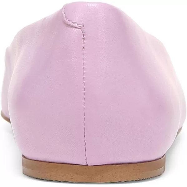 imageFSJ Women Square Closed Toe Flats Comfortable Soft Leather Ballet Flats Solid Slip On Daily Office Casual Shoes Size 415 USLavender Captoe