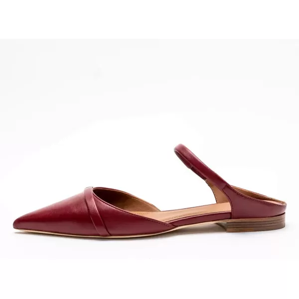 imageFSJ Women Closed Pointed Toe Flat Sandals with Strap Backless Slip On Cute Slides Ladies Casual Mules Comfortable Low heel Shoes Size 416 USWinered