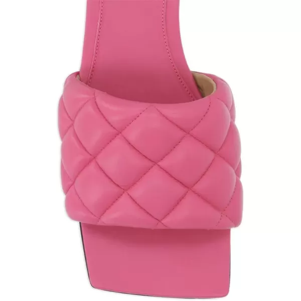 imageFSJ Women Fashion Open Square Toe Slide Sandals Slip on Slipper Flats Office Date Ladies ShoesPink