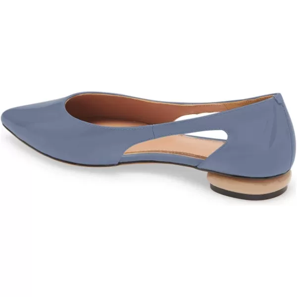 imageFSJ Women Stylish Bunished Flats Cut Out Fashion Flat Comfort Slip On Ballet Flat Walking Casual Dress Office Shoes Size 415 USBlue