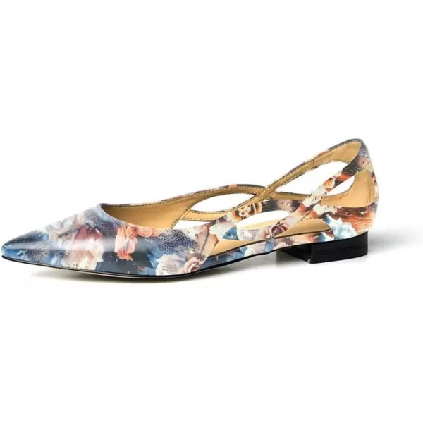 imageFSJ Women Classic Pointed Toe Flats Block Low Heel Pumps Irregular Cutout Slip on Shoes for Office Outfit Size 415 USBlossom