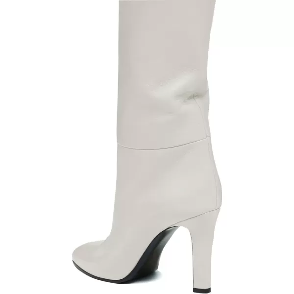 imageFSJ Women Thick High Heel Over The Knee Boots Pointed Toe Pull On Winter Dress Long Boots Shoes Size 415 USWhite