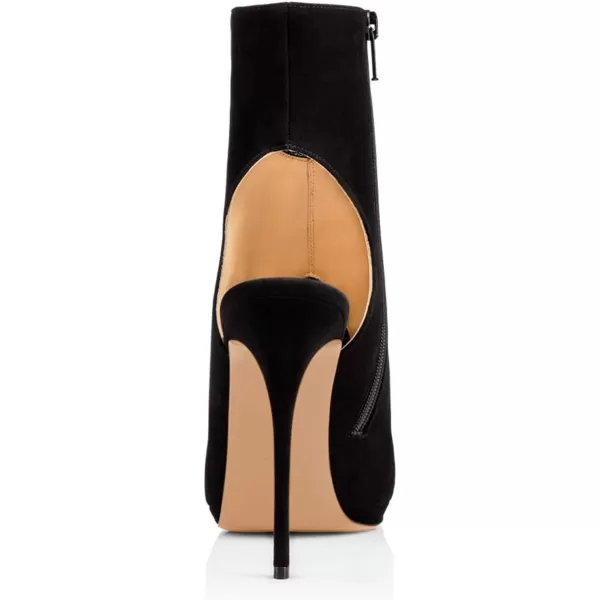 imageWomen Peep Toe Slingback High Heels Sandals Fringed Ankle Booties Chic Stilettos Tassels Shoes Size 415 USBlack