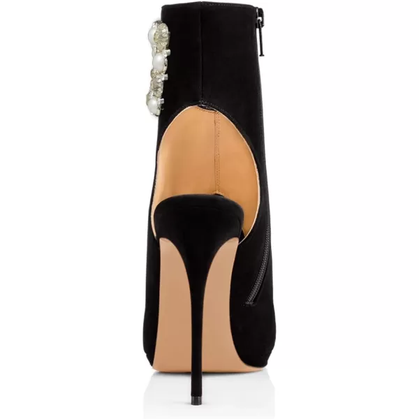 imageWomen Peep Toe Slingback High Heels Sandals Fringed Ankle Booties Chic Stilettos Tassels Shoes Size 415 USCustomize