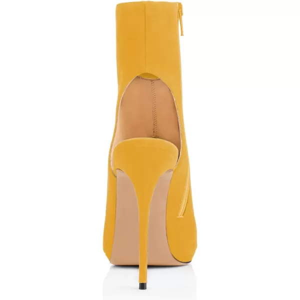 imageWomen Peep Toe Slingback High Heels Sandals Fringed Ankle Booties Chic Stilettos Tassels Shoes Size 415 USLemon