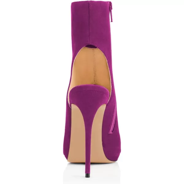 imageWomen Peep Toe Slingback High Heels Sandals Fringed Ankle Booties Chic Stilettos Tassels Shoes Size 415 USOrchid